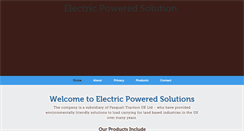 Desktop Screenshot of electricpoweredsolutions.co.uk