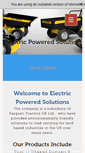 Mobile Screenshot of electricpoweredsolutions.co.uk